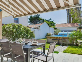 Villa confortable avec piscine, proche plage, 3 chambres, grand séjour, patio, WIFI, équipement complet - FR-1-413-87
